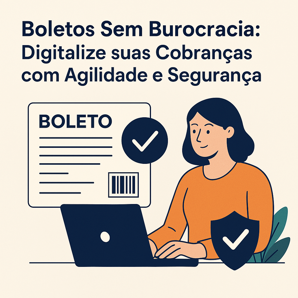 Boletos Sem Burocracia: Digitalize suas Cobranças com Agilidade e Segurança